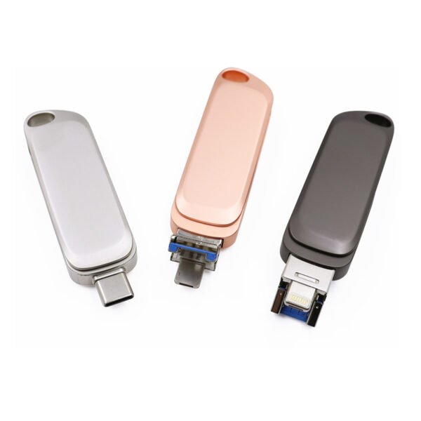 Metal Twist Lightning USB Stick