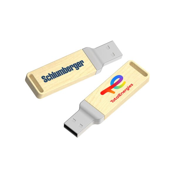 Mini Bamboo USB Flash Drive
