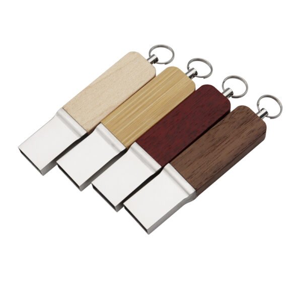 Mini Metal Wood USB Drive