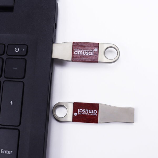 Metal Wooden USB Flash Drive