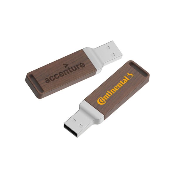 Mini Bamboo USB Flash Drive