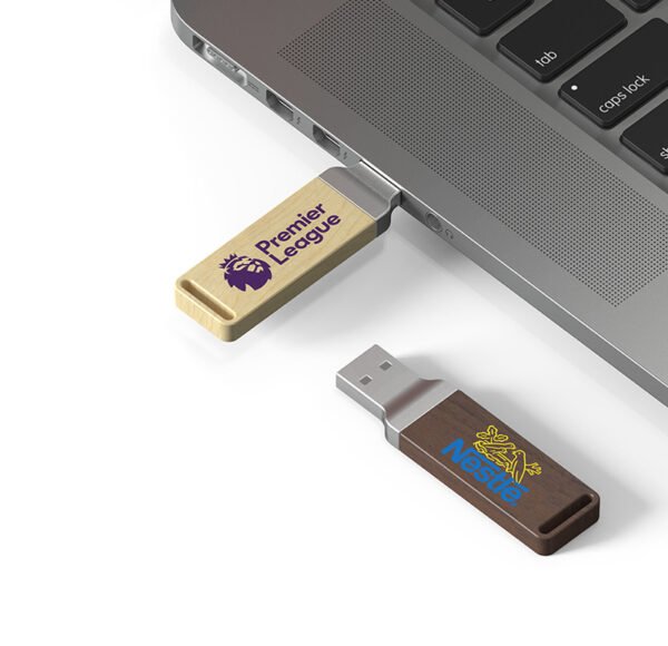Mini Bamboo USB Flash Drive
