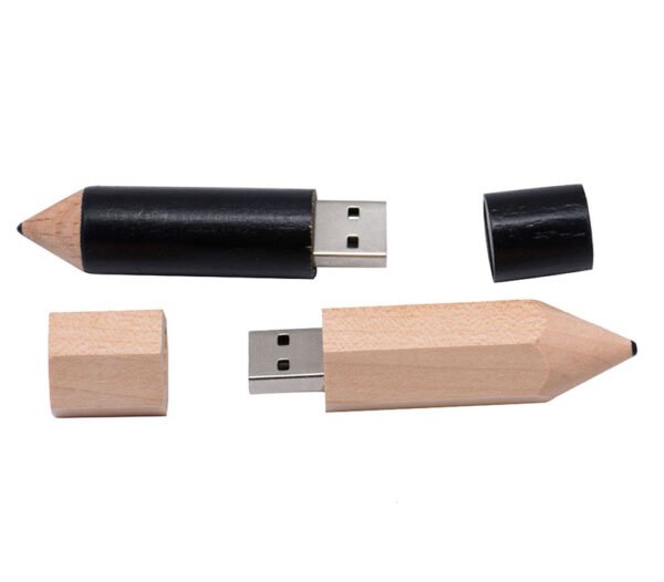 Wooden Pencil USB Flash Drive