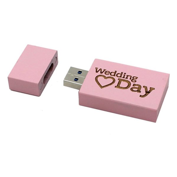Colorful Wooden USB Flash Drive