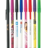 Plastic Ballpoint Pen With Cap