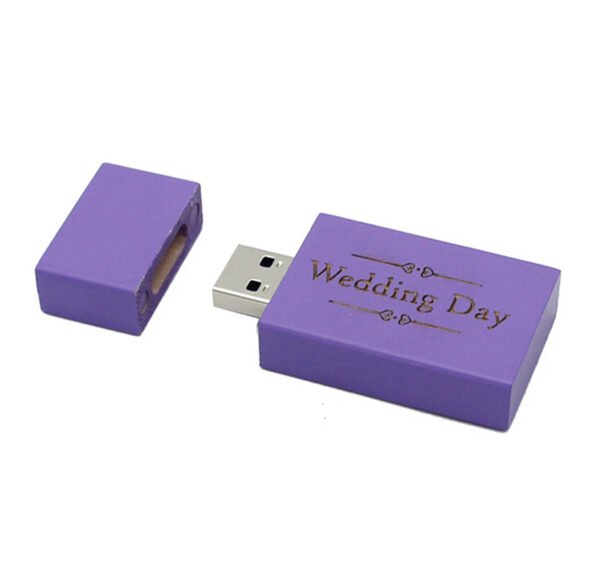 Colorful Wooden USB Flash Drive