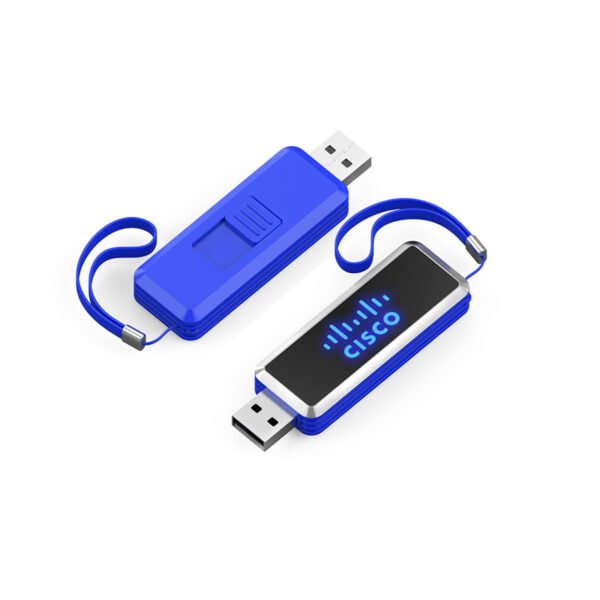 Pushing Led USB Flash Drive