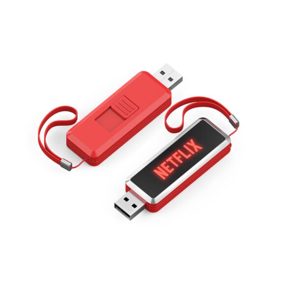 Pushing Led USB Flash Drive