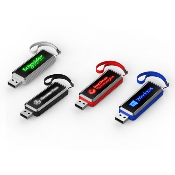 Pushing Led USB Flash Drive