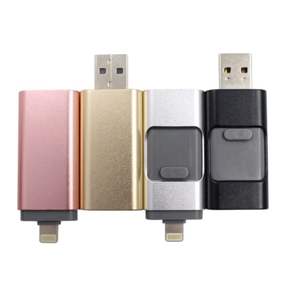 Pushing Lightning USB Stick