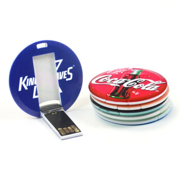 Mini Round Card USB Flash Drive