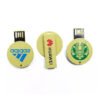 Round Wheat Clip USB Drive