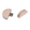 Round Wooden USB Flash Drive