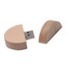 Round Wooden USB Flash Drive