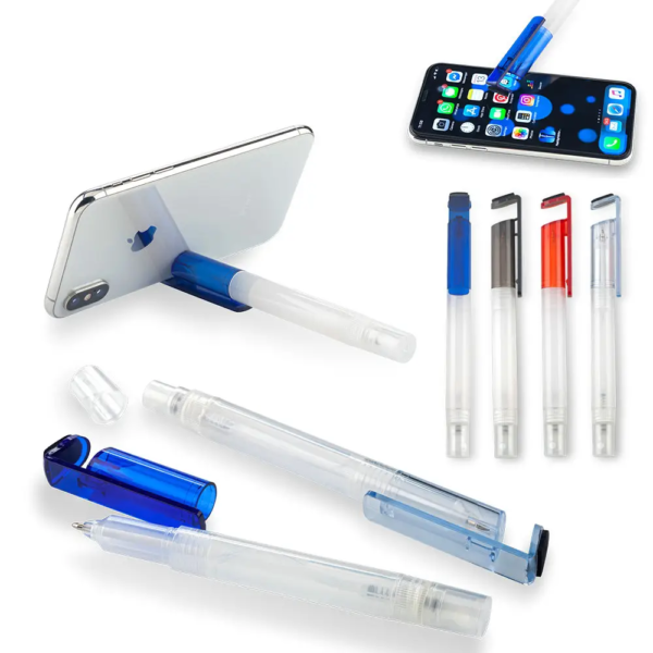 Spray Pen Cell Phone Holder Stylus Pen