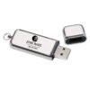 White Leather USB Flash Drive