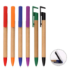 Wooden Cell Phone Holder Ballpoint Pen