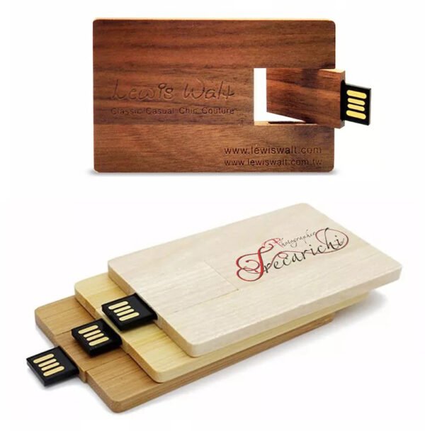 Wooden Card USB Flash Drive