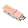 Wooden Clip USB Flash Drive
