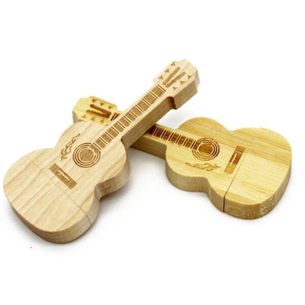 Wooden Guitar USB Flash Drive