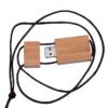 Wooden Lanyard USB Flash Drive