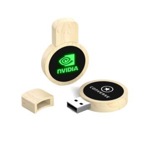 Wooden Led USB Flash Drive