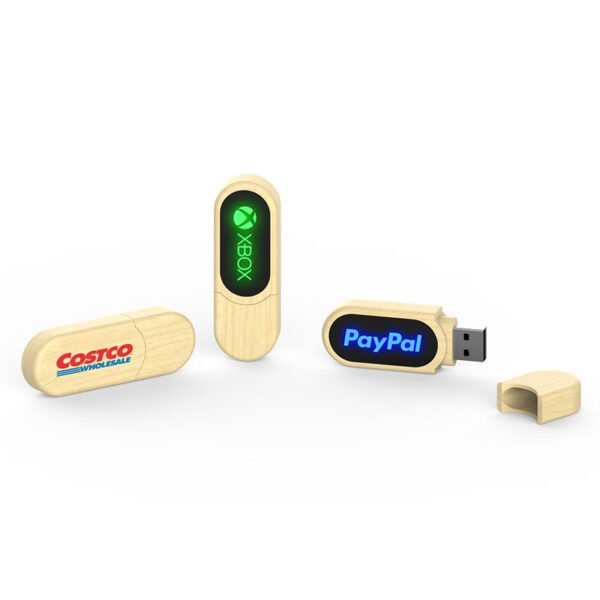 Wooden Led USB Stick