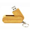 Wooden Swivel USB Flash Drive