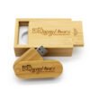 Wooden Swivel USB Flash Drive