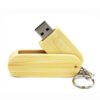 Wooden Swivel USB Flash Drive