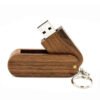 Wooden Swivel USB Flash Drive