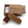 Wooden Swivel USB Flash Drive