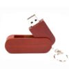 Wooden Swivel USB Flash Drive