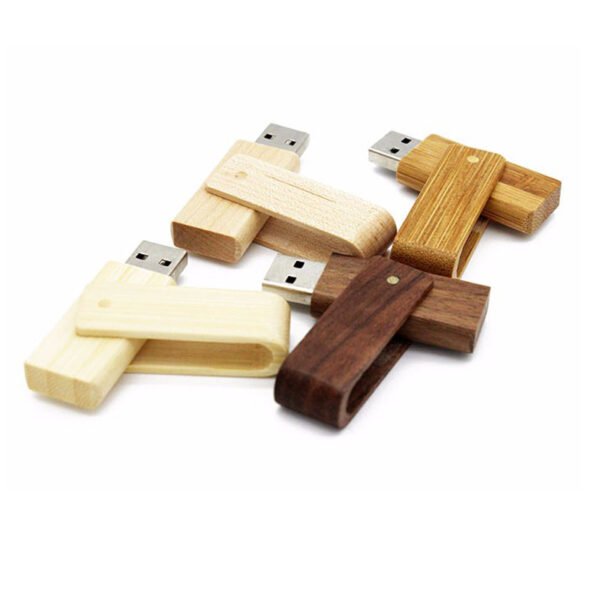 Wooden Twist USB Flash Drive