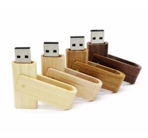 Wooden Twist USB Flash Drive
