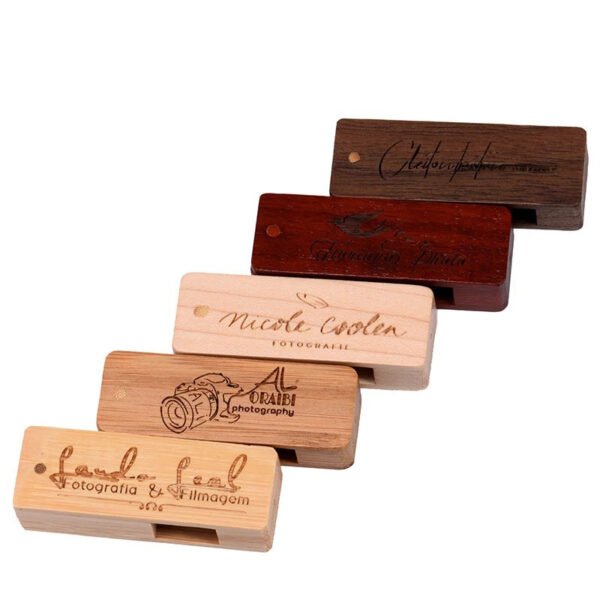 Wooden Twist USB Flash Drive