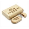 Wooden Oval USB Flash Drive