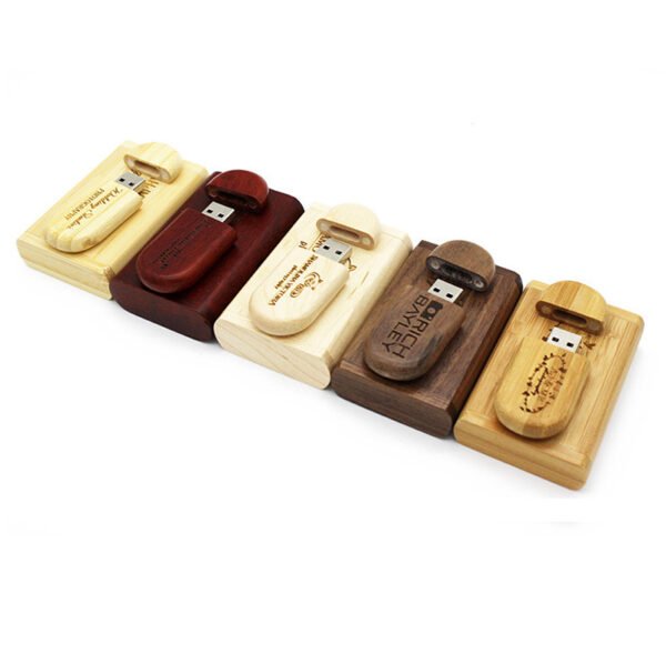 Wooden Oval USB Flash Drive